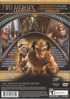 Sphinx and the Cursed Mummy box cover back